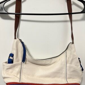 The Sak Vintage Kendra Red White and blue shoulder handbag!